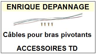 JEUX DE CBLES POUR BRAS PIVOTANTS  pour Tourne-disques <br><small>a 2014-04</small>