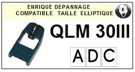ADC<br> QLM30III QLM30 III Pointe Diamant Elliptique <br><small>se 2014-11</small>