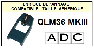 ADC<br> QLM36MKIII MK3 Pointe (stylus) Diamant sphrique<small> 2015-10</small>