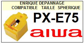AIWA-PXE75  PX-E75-POINTES-DE-LECTURE-DIAMANTS-SAPHIRS-COMPATIBLES