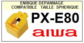 AIWA-PXE80  PX-E80-POINTES-DE-LECTURE-DIAMANTS-SAPHIRS-COMPATIBLES
