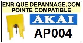 AKAI-AP004  AP-004-POINTES-DE-LECTURE-DIAMANTS-SAPHIRS-COMPATIBLES