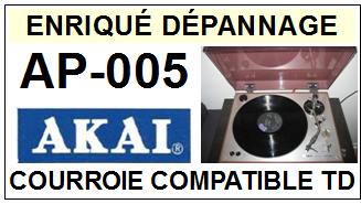 AKAI  AP005  AP-005  Courroie Compatible Tourne-disques