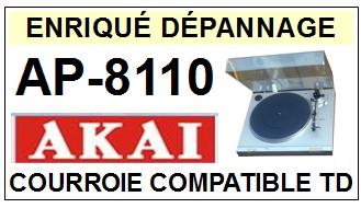 AKAI  AP8110  AP-8110  Courroie Compatible Tourne-disques