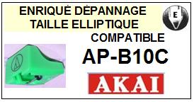 AKAI-APB10C AP-B10C-POINTES-DE-LECTURE-DIAMANTS-SAPHIRS-COMPATIBLES