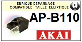 AKAI <br>Platine APB110 AP-B110 Pointe diamant elliptique <BR><small>sce 2014-11</small>