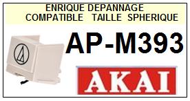 AKAI<br> APM393 AP-M393 Pointe (stylus) sphrique pour tourne-disques <small> 2015-09</small>