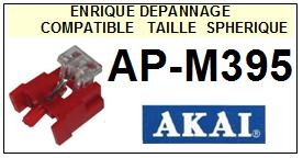 AKAI APM395 AP-M395 <br>Pointe sphrique pour tourne-disques (<b>sphrical stylus</b>)<small> 2016-01</small>