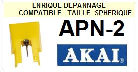 AKAI-APN2 APN-2-POINTES-DE-LECTURE-DIAMANTS-SAPHIRS-COMPATIBLES