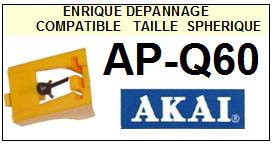 AKAI-APQ60  AP-Q60-POINTES-DE-LECTURE-DIAMANTS-SAPHIRS-COMPATIBLES