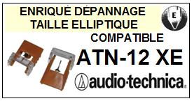 AUDIO TECHNICA-ATN12XE ATN-12XE-POINTES-DE-LECTURE-DIAMANTS-SAPHIRS-COMPATIBLES