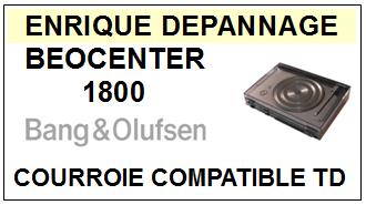 BANG OLUFSEN  BEOCENTER 1800    Courroie Compatible Tourne-disques