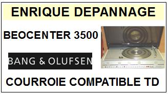 BANG OLUFSEN BEOCENTER 3500  Courroie Compatible Tourne-disques