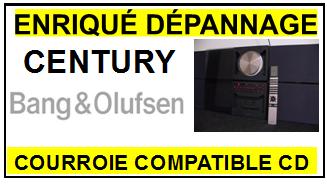 BANG & OLUFSEN  CENTURY courroie compatible  overture de la trappe en verre