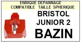 BAZIN-BRISTOL JUNIOR 2-POINTES-DE-LECTURE-DIAMANTS-SAPHIRS-COMPATIBLES