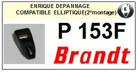 BRANDT Platine P153F (2montage) Pointe diamant elliptique <BR><small>se 2014-03</small>