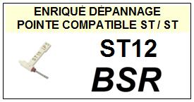 BSR ST12  Pointe Diamant rversible (stereo / stereo) <BR> <small>st-78tr 2014-02</small>