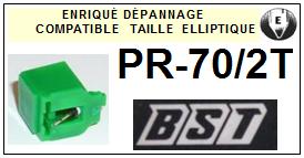 BST <br>Platine PR70/2T  Pointe diamant elliptique <BR><small>sce 2014-11</small>