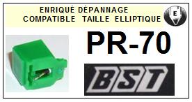 BST <br>Platine PR70  Pointe diamant elliptique <BR><small>se 2014-11</small>