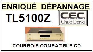 CEC CHUO DENKI TL5100Z   Courroie Moteur / Ouverture  Compatible Platine Cd