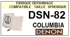 COLUMBIA DSN82 DSN-82 Pointe Diamant sphrique <small>13-07</small>