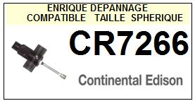 CONTINENTAL EDISON-CR7266-POINTES-DE-LECTURE-DIAMANTS-SAPHIRS-COMPATIBLES