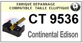 CONTINENTAL EDISON-CT9536 CT 9536-POINTES-DE-LECTURE-DIAMANTS-SAPHIRS-COMPATIBLES