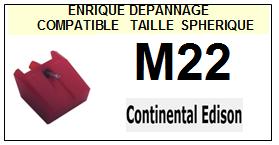 CONTINENTAL EDISON M22 <br>Pointe Diamant sphrique (stylus)<BR><small> 2015-11</small>
