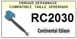 CONTINENTAL EDISON-RC2030-POINTES-DE-LECTURE-DIAMANTS-SAPHIRS-COMPATIBLES