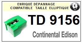 CONTINENTAL EDISON-TD9156-POINTES-DE-LECTURE-DIAMANTS-SAPHIRS-COMPATIBLES
