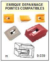 CONTINENTAL EDISON-TD9157 (1MONTAGE)-POINTES-DE-LECTURE-DIAMANTS-SAPHIRS-COMPATIBLES