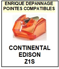 CONTINENTAL EDISON Z1S Z-1S <br>Pointe Diamant <b>Elliptique</b> (elliptical stylus)<small> 2017 AOUT</small>