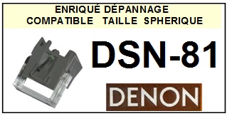 DENON-DSN81 DSN-81-POINTES-DE-LECTURE-DIAMANTS-SAPHIRS-COMPATIBLES