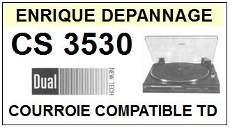 DUAL CS3530  Courroie Compatible Tourne-disques