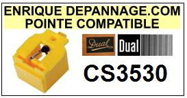 DUAL-CS3530-POINTES-DE-LECTURE-DIAMANTS-SAPHIRS-COMPATIBLES