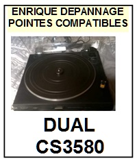 DUAL-CS3580-POINTES-DE-LECTURE-DIAMANTS-SAPHIRS-COMPATIBLES