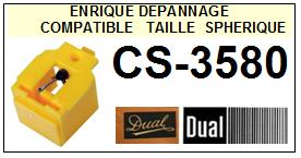 DUAL-CS3580-POINTES-DE-LECTURE-DIAMANTS-SAPHIRS-COMPATIBLES