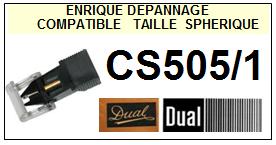 DUAL-CS505-1-POINTES-DE-LECTURE-DIAMANTS-SAPHIRS-COMPATIBLES