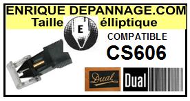 DUAL-CS606-POINTES-DE-LECTURE-DIAMANTS-SAPHIRS-COMPATIBLES