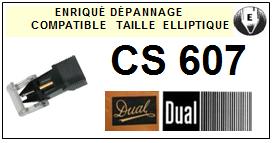 DUAL-CS607-POINTES-DE-LECTURE-DIAMANTS-SAPHIRS-COMPATIBLES