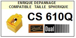 DUAL-CS610Q-POINTES-DE-LECTURE-DIAMANTS-SAPHIRS-COMPATIBLES