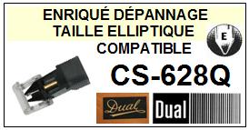 DUAL-CS628Q CS-628Q-POINTES-DE-LECTURE-DIAMANTS-SAPHIRS-COMPATIBLES