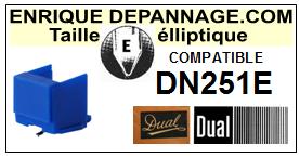 DUAL-DN251E-POINTES-DE-LECTURE-DIAMANTS-SAPHIRS-COMPATIBLES