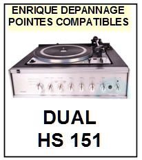 DUAL-HS151-POINTES-DE-LECTURE-DIAMANTS-SAPHIRS-COMPATIBLES