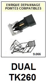 DUAL-TK260-POINTES-DE-LECTURE-DIAMANTS-SAPHIRS-COMPATIBLES