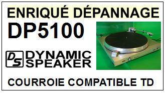 DYNAMIC SPEAKER  DP5100    Courroie Compatible Tourne-disques