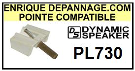 DYNAMIC SPEAKER-PL730-POINTES-DE-LECTURE-DIAMANTS-SAPHIRS-COMPATIBLES