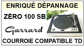 GARRARD Z�RO 100 SB   Courroie Compatible Tourne-disques