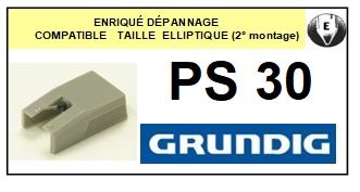 GRUNDIG-PS30. (2MONTAGE)-POINTES-DE-LECTURE-DIAMANTS-SAPHIRS-COMPATIBLES