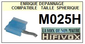 HIFIVOX VOIX DE SON MAITRE-M025H-POINTES-DE-LECTURE-DIAMANTS-SAPHIRS-COMPATIBLES